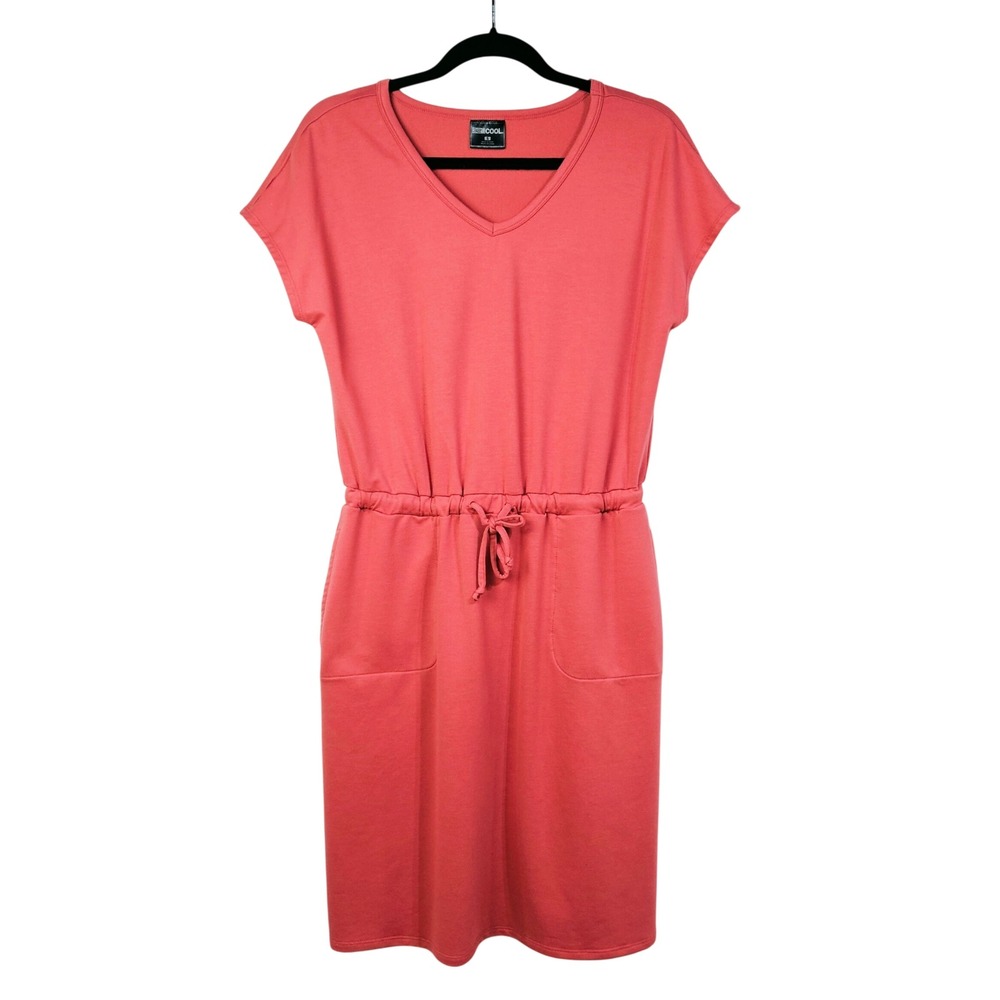 32‎ Degrees Cool Coral Pink Soft Athleisure Dress Small Sporty Loungewear Comfy